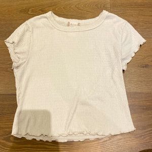 Altard State Creme Color Crop Top Size Small